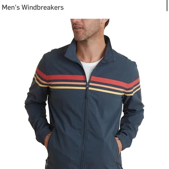 Marine Layer Freeman Stretch Twill Windbreaker Size XXL - Picture 6 of 9